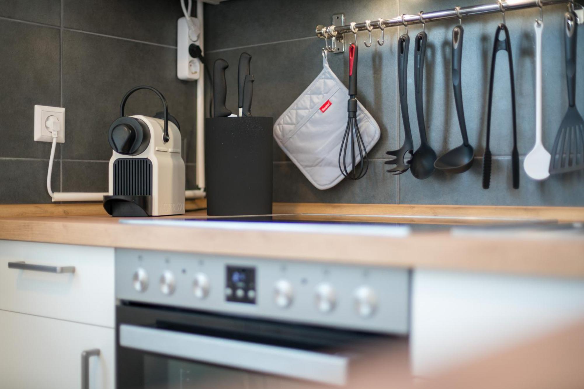 Free Living - City Design Apartments, Zentrum, Outlet, Balkon, Kueche Wolfsbourg Extérieur photo