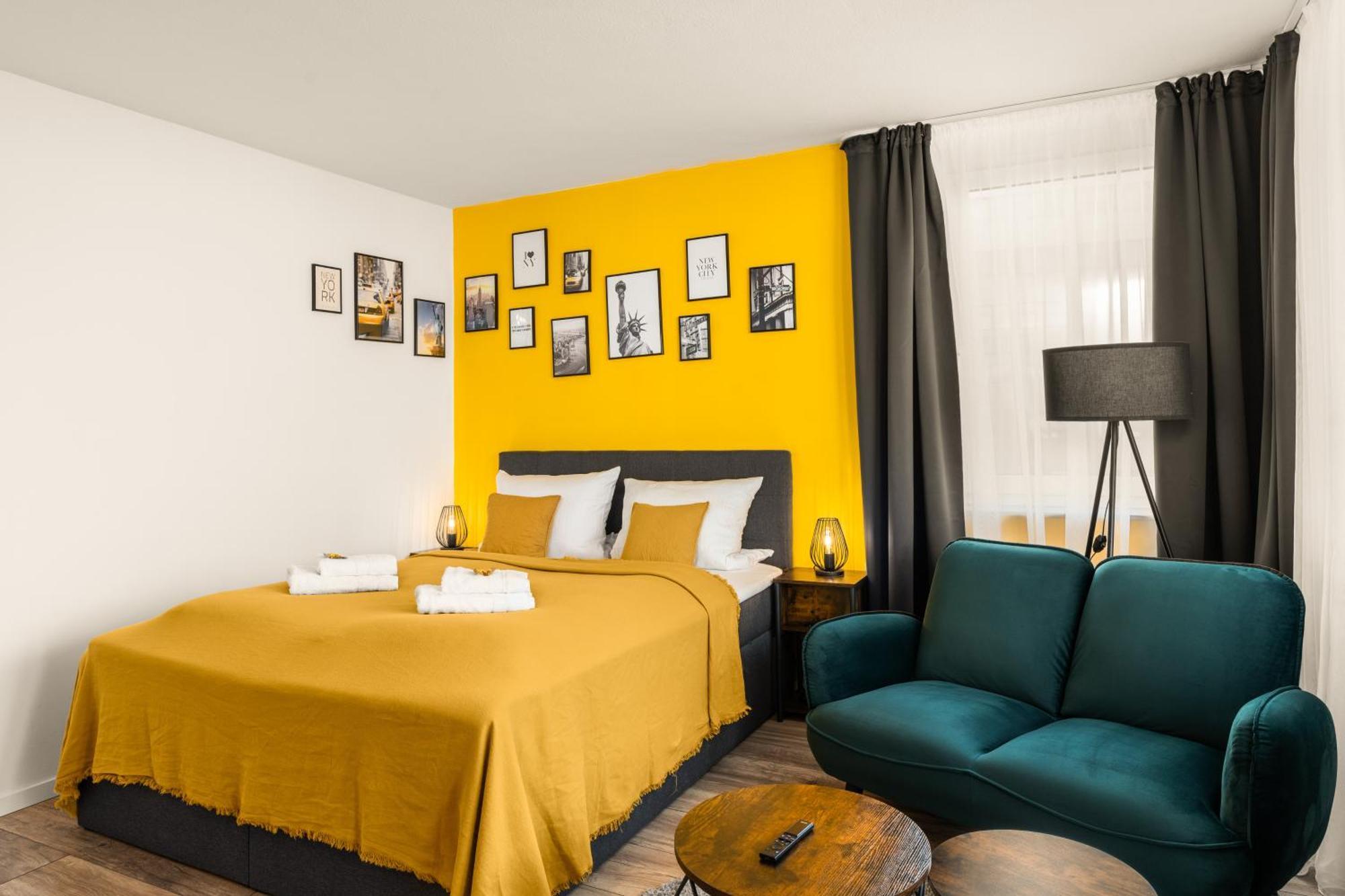 Free Living - City Design Apartments, Zentrum, Outlet, Balkon, Kueche Wolfsbourg Extérieur photo