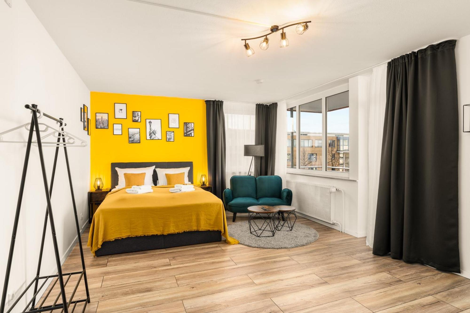 Free Living - City Design Apartments, Zentrum, Outlet, Balkon, Kueche Wolfsbourg Extérieur photo